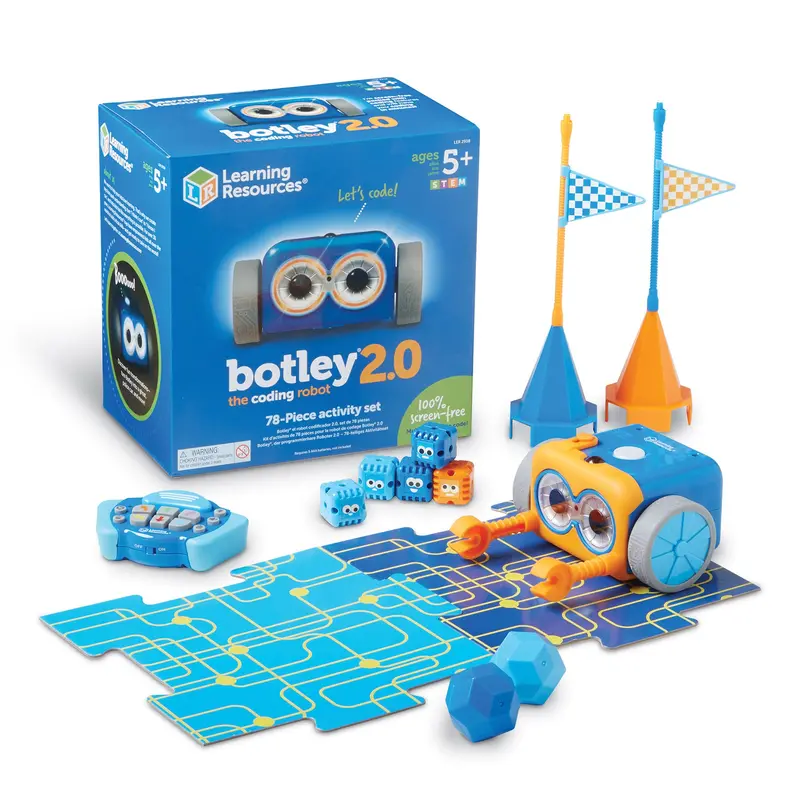 Learning Resources Botley 2.0 Coding Robot – Screen-Free STEM Learning Tool for Early Programmers