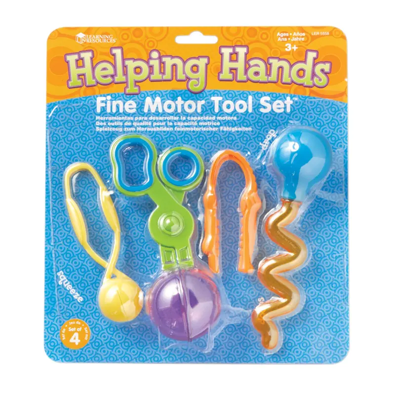 Learning Resources Fine Motor Skills Development Kit – Preschool & Therapy Tools