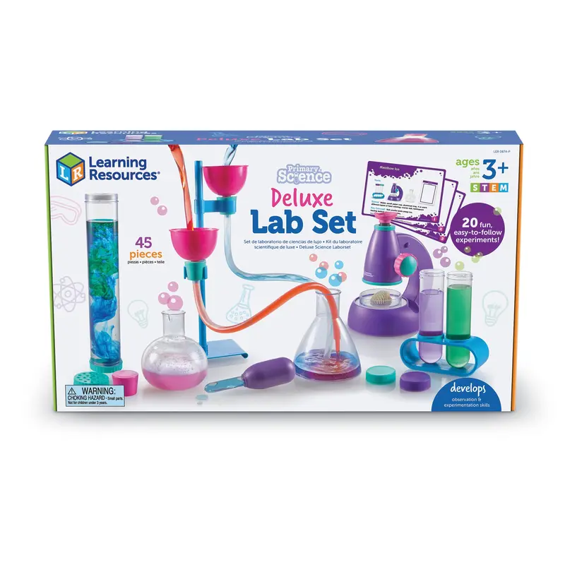 Learning Resources Primary Science Deluxe Lab – Hands-On Exploration Kit for Kids