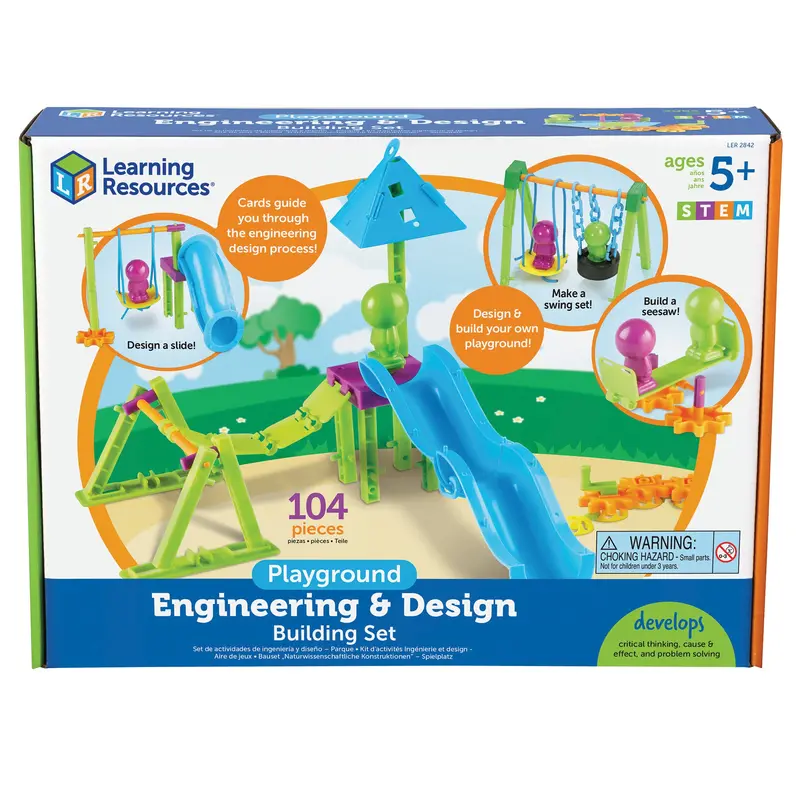 Learning Resources STEM Engineering & Design Kit – Build-and-Experiment Activity Set