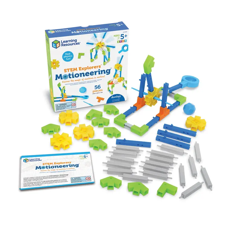 Learning Resources STEM Explorers Motioneering Kit – Build, Test & Learn Physics Concepts