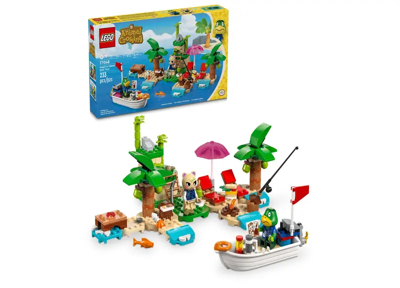 LEGO Animal Crossing: Kapp’n’s Island Boat Tour Set – 233-Piece Building Kit