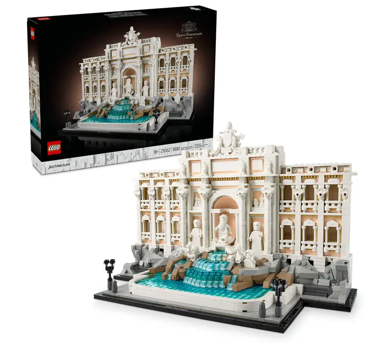LEGO Architecture Trevi Fountain – 1,880-Piece Italian Landmark Display Model