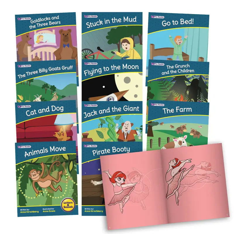 Letters & Sounds Phase 1 Fiction Readers – Imaginative Storybooks for First Sound Awareness