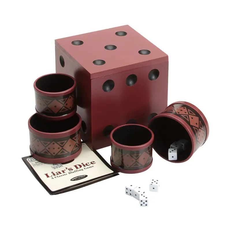 Liar’s Dice by Front Porch Classics – Traditional Bluffing Dice Game