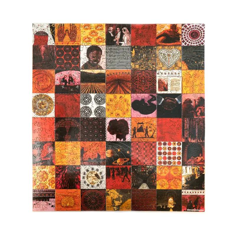 Life Series Wooden Jigsaw Puzzle – 456-Piece Illustrated Puzzle by AreYouGame
