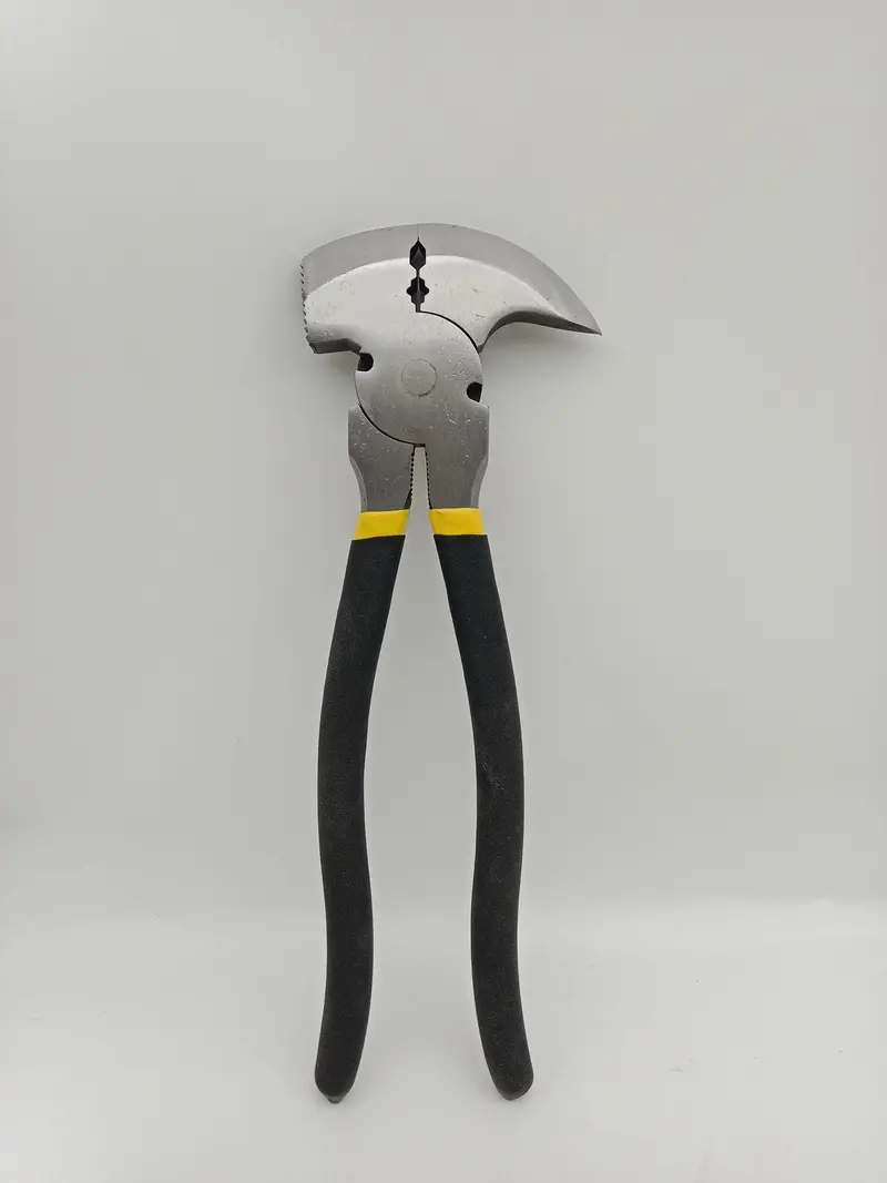 Lightweight 10-Inch Fence Pliers – Drop-Forged 45# Carbon Steel Multi-Function Tool
