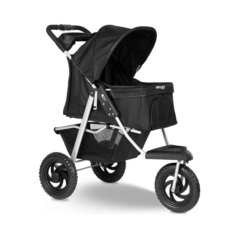 Lightweight 3-Wheel Foldable Pet Stroller – Compact, Maneuverable Carrier for Small Dogs and Cats (411353)