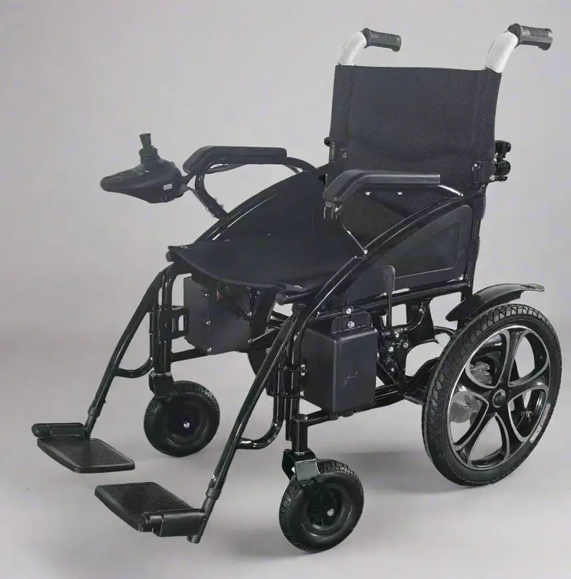 Lightweight Foldable Electric Wheelchair – Dual-Motor Portable Mobility Scooter | SKU 527204