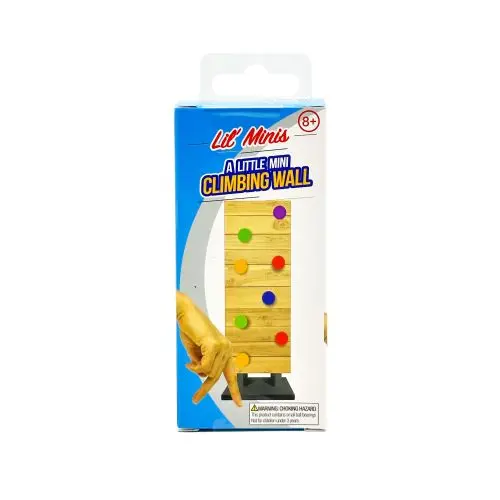 Lil’ Minis Desktop Climbing Wall – Compact Indoor Adventure Toy