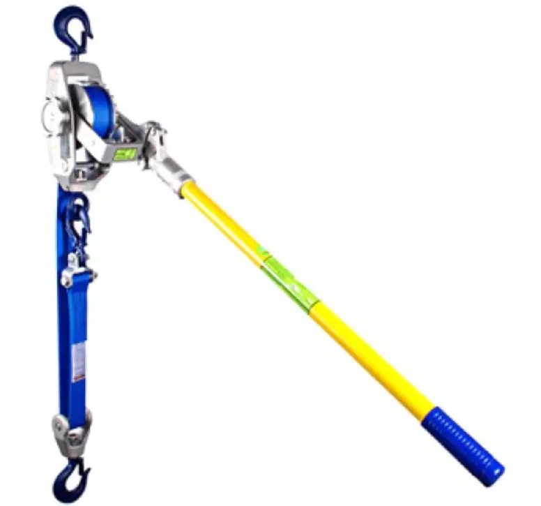 Lincoln 4W12 2-Ton Strap Hoist with Ratchet Mechanism