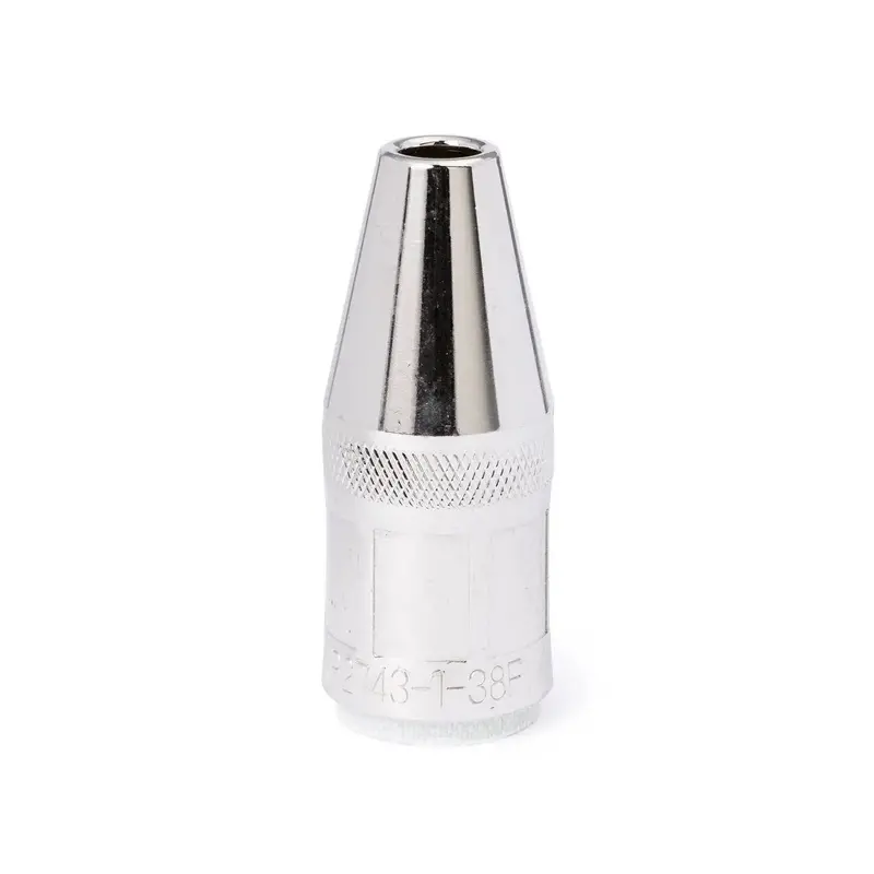 Lincoln Magnum Pro Nozzle For 550A Guns – Thread-On, Flush-Mount Design, 3/8" Id (Kp2743-1-38F) 1
