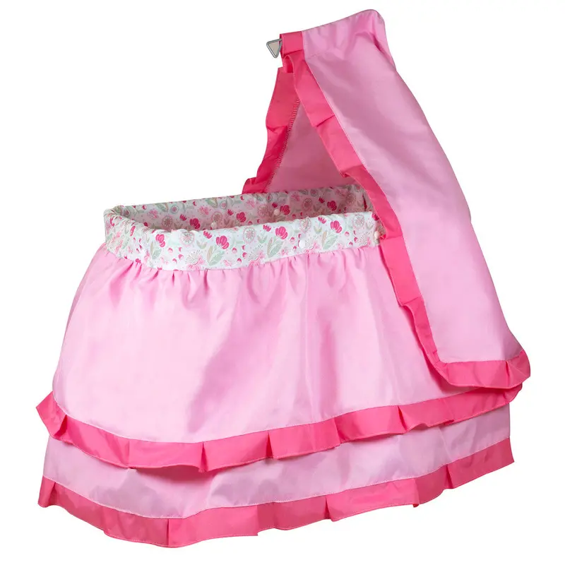 Lissi Deluxe Tiered Canopy Doll Bed with Elegant Linens