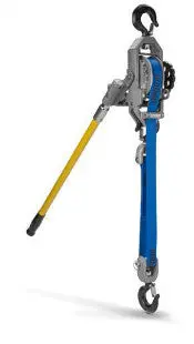 Little Mule 344DC 2-Ton Lineman Strap Hoist with Hot Stick Rings