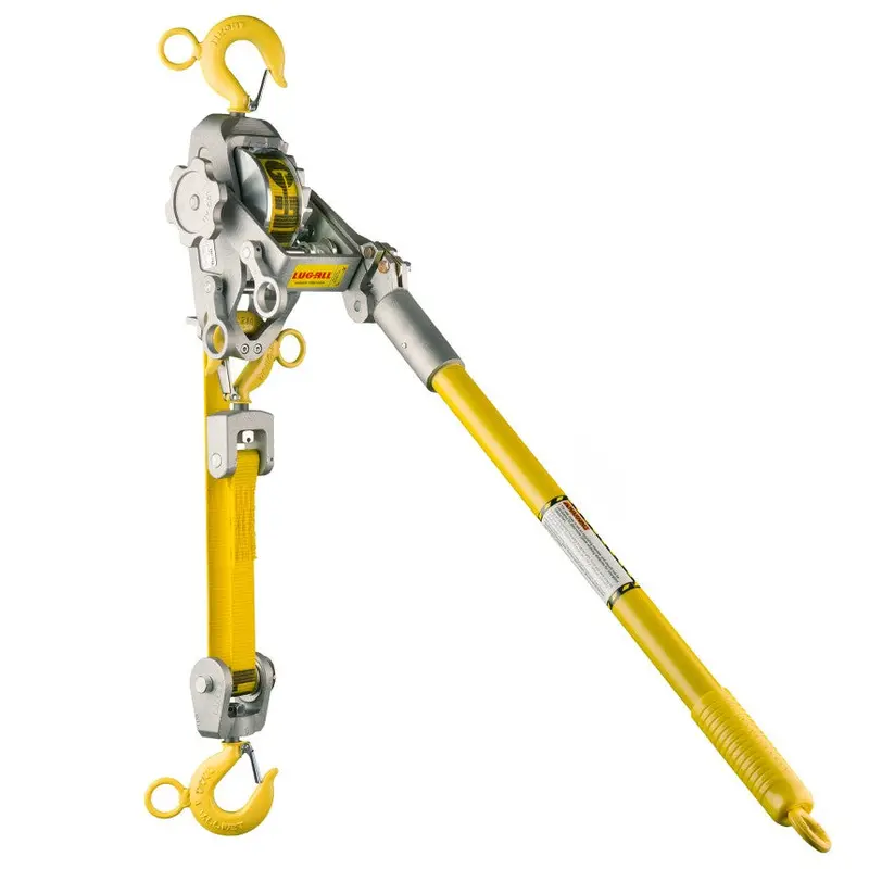 Lugall 40-HB 2-Ton Strap Hoist with Integrated Hot Stick Rings