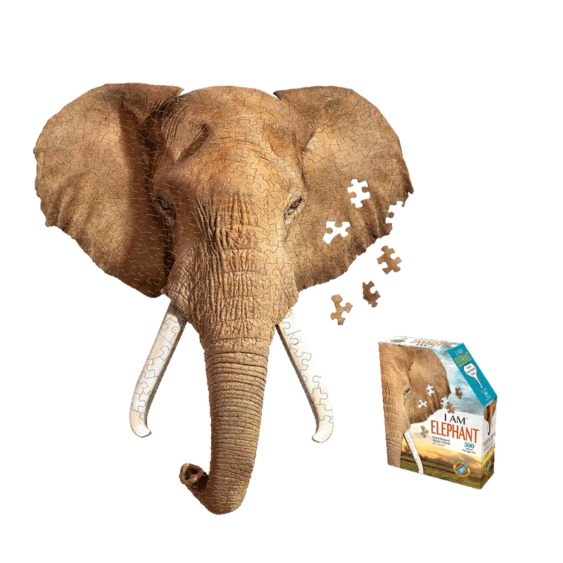 Madd Capp Elephant Silhouette 300-Piece Animal Puzzle