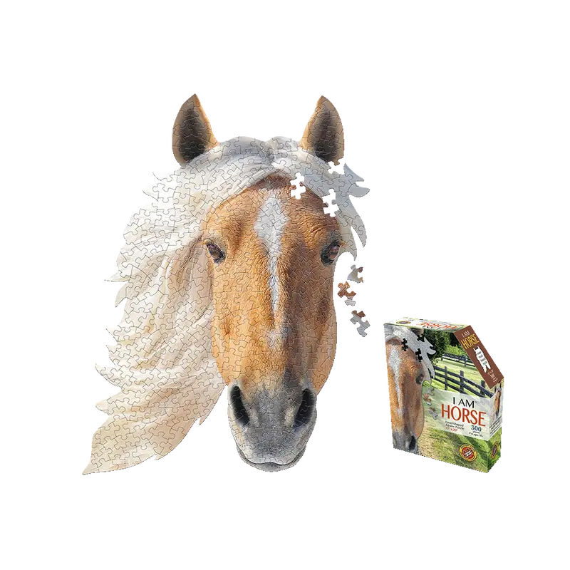 Madd Capp Horse Outline 300-Piece Themed Jigsaw Puzzle