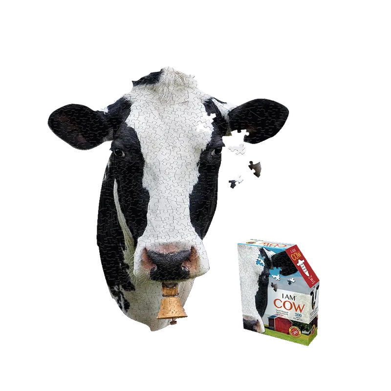 Madd Capp I Am Cow Jigsaw Puzzle – 300-Piece Whimsical Animal-Themed Puzzle