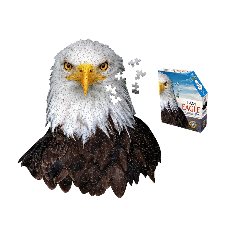 Madd Capp I AM EAGLE Puzzle – Uniquely Shaped 300-Piece Jigsaw Challenge