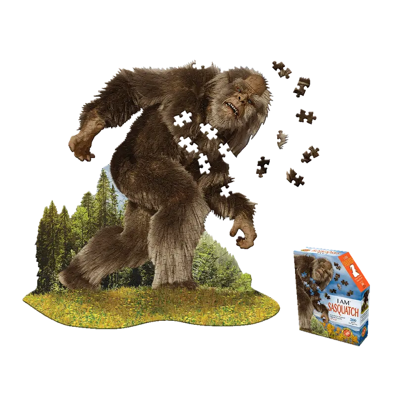 Madd Capp I AM SASQUATCH Puzzle – 300-Piece Wildlife-Themed Jigsaw for Ages 8+