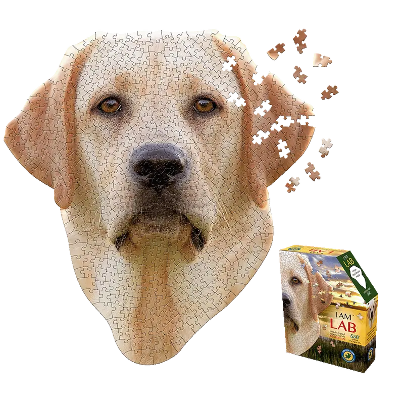 Madd Capp Lab Animal Head-Shaped 550-Piece Puzzle
