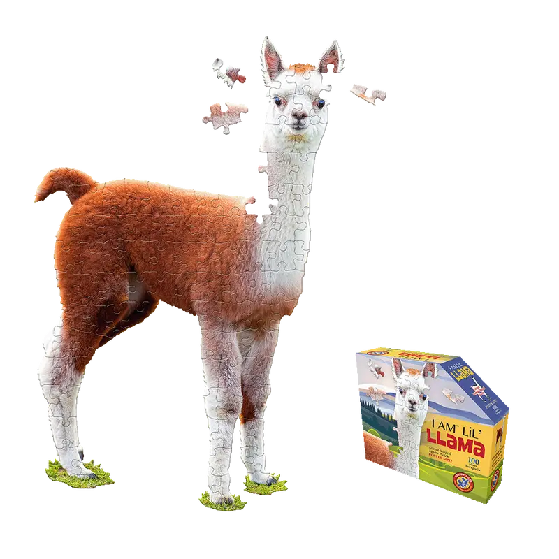 Madd Capp Llama Outline 100-Piece Animal Learning Puzzle