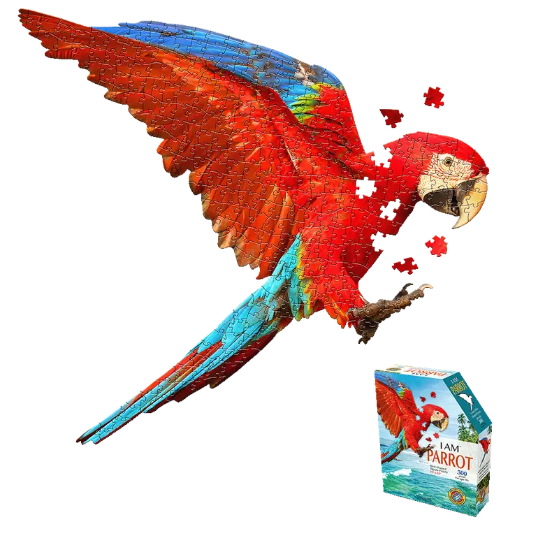 Madd Capp Parrot-Themed 300-Piece Shaped Jigsaw Puzzle