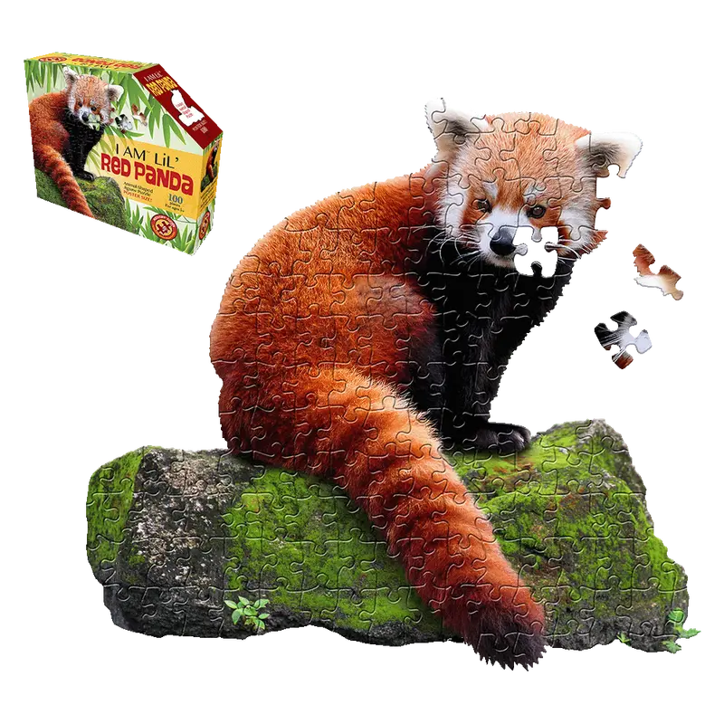 Madd Capp Red Panda 100-Piece Animal-Themed Jigsaw Puzzle