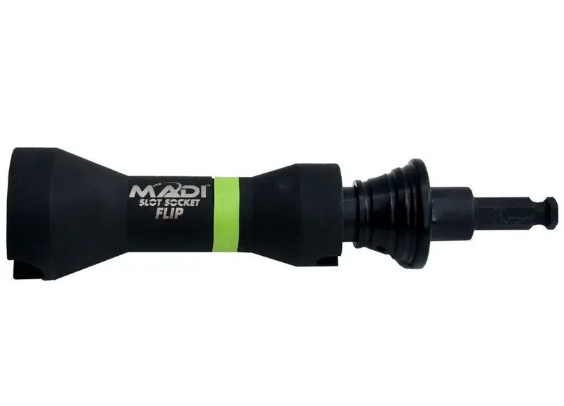 Madi Tools SS-7 Dual-Slot Compact Socket Flip with Adapter
