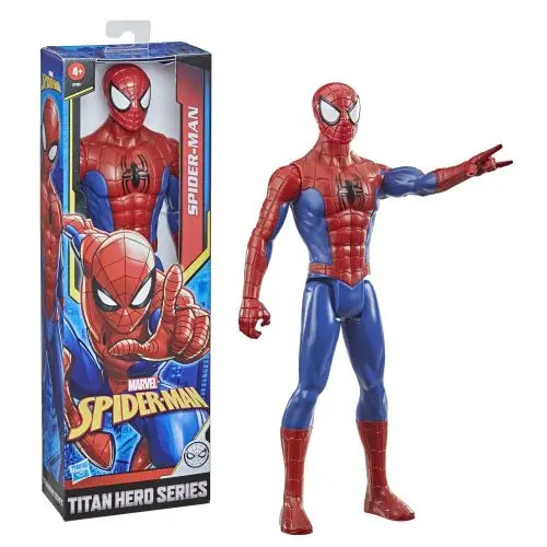 Marvel Spider-Man Titan Hero Action Figure – 12-Inch Poseable Superhero Toy