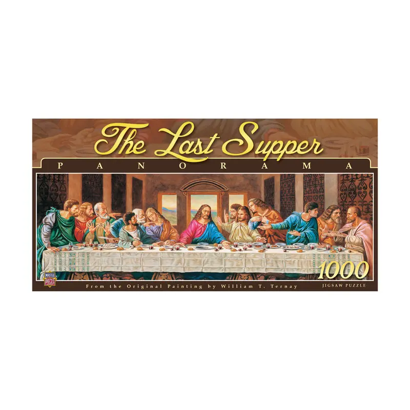 Masterpieces The Last Supper Panoramic Puzzle – 1000-Piece Art Recreation