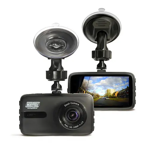 Maypole Full HD 1080P Dashcam with Wide-Angle Lens