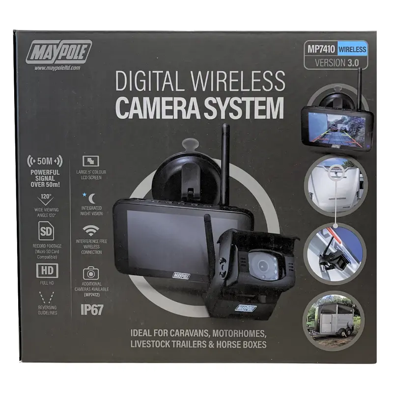 Maypole MP7410 Wireless Digital Reversing Camera Kit – Gen 3.0