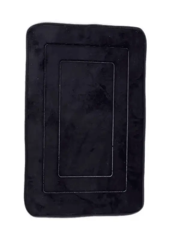 Memory Foam Bath Mat – Soft, Absorbent Bathroom Rug (50 × 80 cm) in Black or Gray