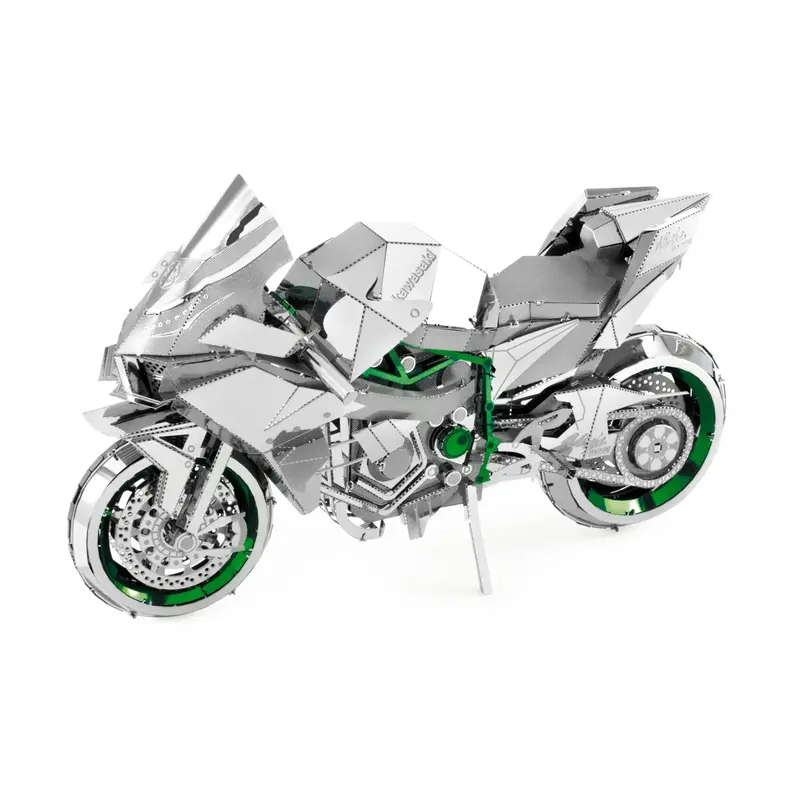 Metal Earth ICONX Kawasaki Ninja H2R – Precision 3D Metal Motorcycle Model