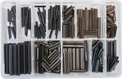 Metric Spring Roll Pin Assortment – Precision Steel Retaining Pins