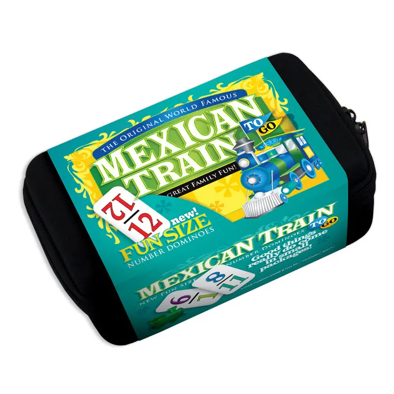 Mexican Train To Go Dominoes – Puremco Portable Number Matching Set