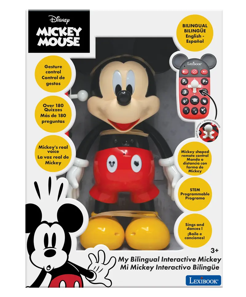 Mickey Mouse Bilingual Robot – Interactive Learning Companion for Early Childhood