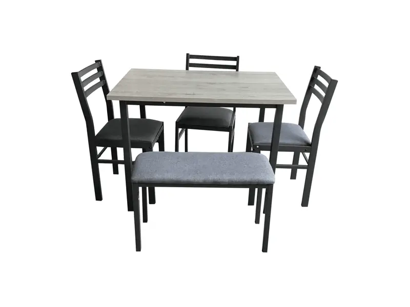 Modern 5-Piece Dining Set – Includes Contemporary Table and Four Matching Chairs (Model K20231)