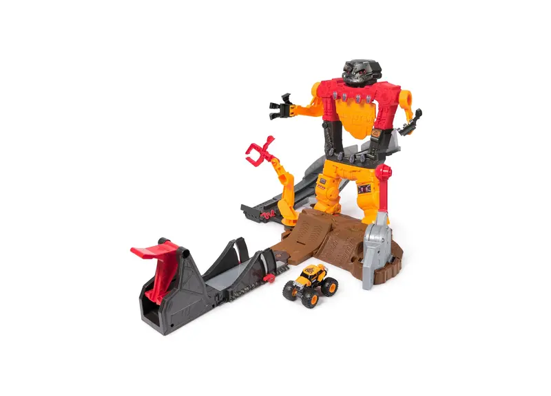 Monster Jam Smash Bot Set – Remote-Controlled Battle Playset with Exclusive Trucks
