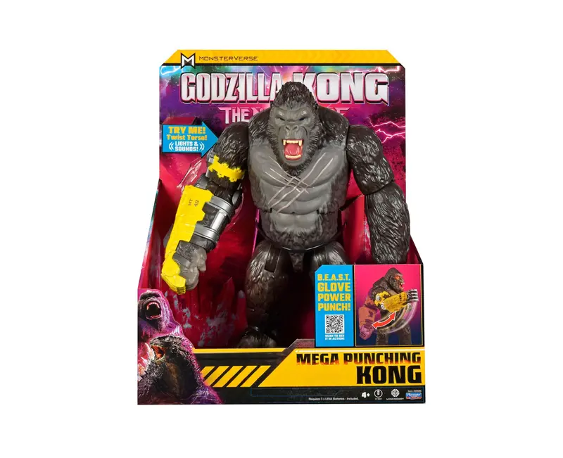MonsterVerse Mega Kong Action Figure – 13-Inch Punching Play Toy