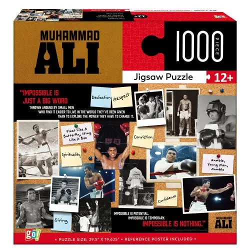 Muhammad Ali Legendary Boxer 1000-Piece Jigsaw Puzzle – Tribute Edition
