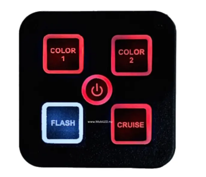 Multi-Function Switch Panel – 3 Primary + 1 Auxiliary Controls