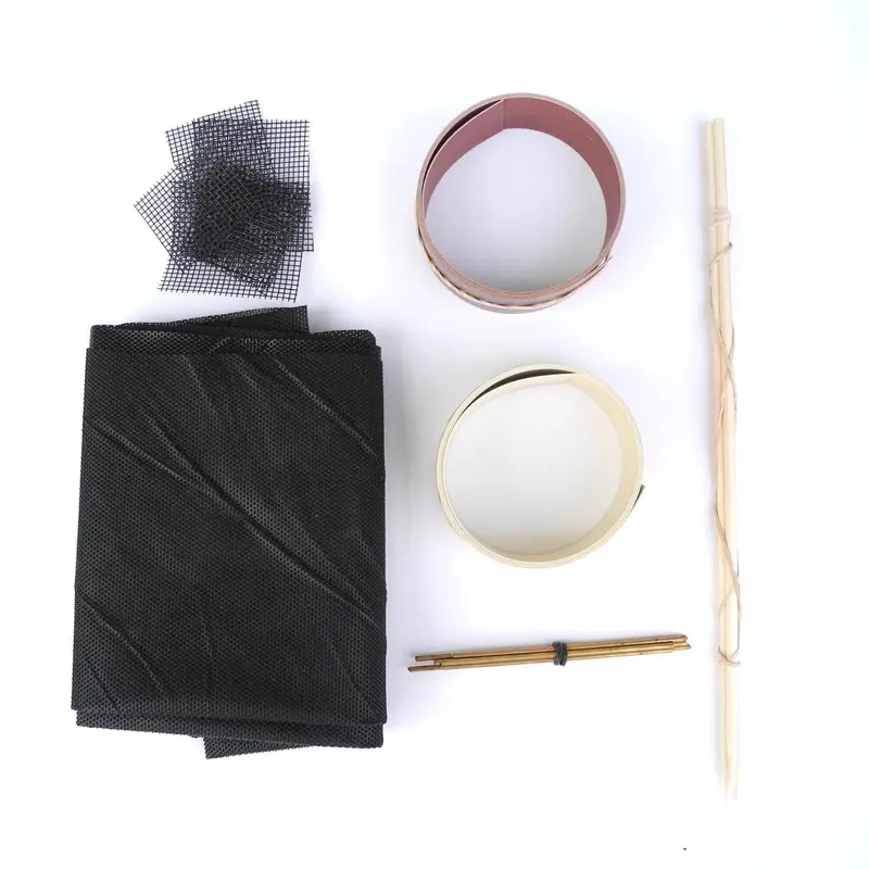 Multi-Use Mini Garden Supplies: Borders, Cloth, Rods & More