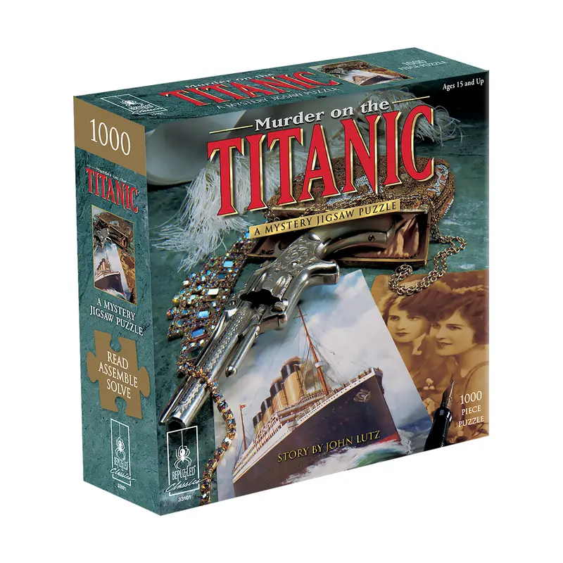 Murder on the Titanic Jigsaw Puzzle – 1000-Piece Mystery-Themed Puzzle