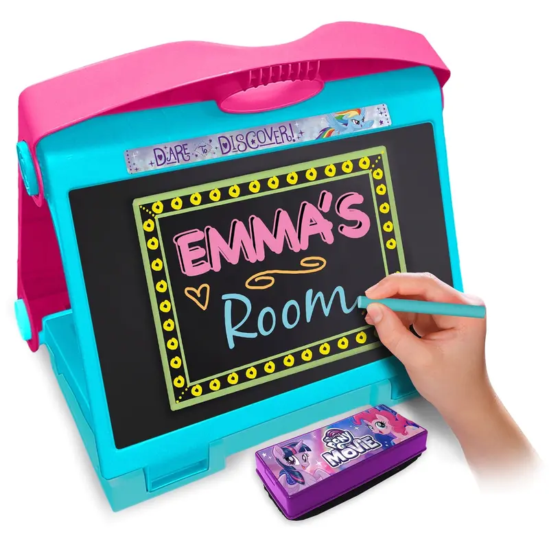 My Little Pony 3-in-1 Easel for Kids – Dual-Surface Chalk & Dry-Erase Art Station