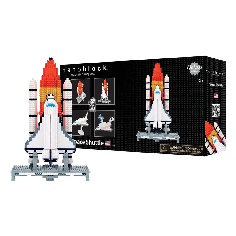 Nanoblock Space Shuttle – 1,600-Piece Detailed Model Building Kit