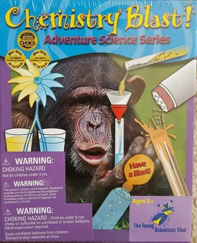 National Geographic Adventure Science Kit – Chemistry Blast Experiments for Young Learners