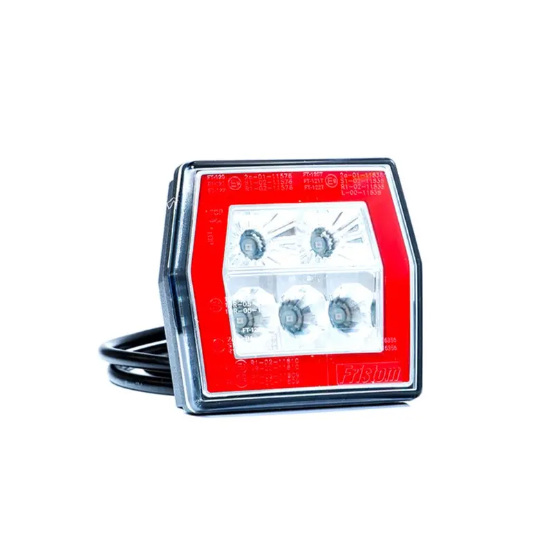 Neon-Effect LED Rear Trailer Lamp – Stop, Tail, and Turn Signal Combined