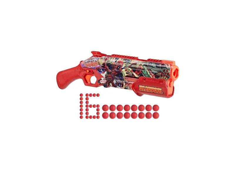 Nerf Rival Deadpool Edition Blaster – 8-Round High-Performance Foam Shooter